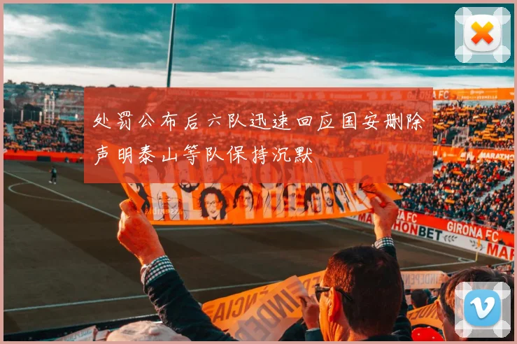 处罚公布后六队迅速回应国安删除声明泰山等队保持沉默